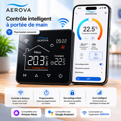 AEROVA - Thermostat connecté pour maison